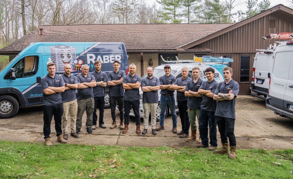Raber HVAC Team — Licensed Technicians Ready to Serve Northeast Ohio